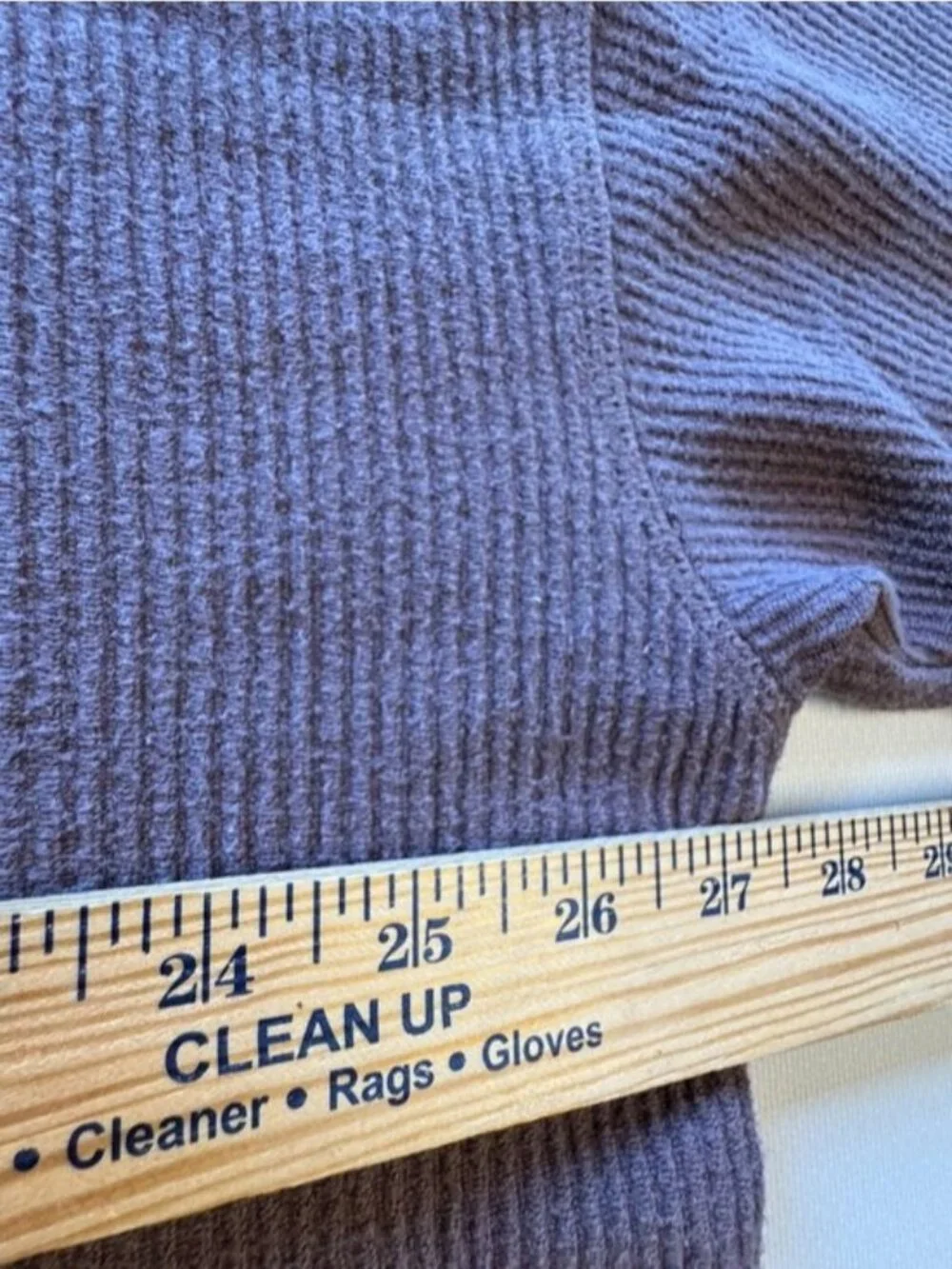 Aerie Good Vibes Corded Oversized Quarter Zip Sweatshirt XL Purple - Picture 6 of 11